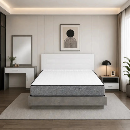 Home Box Queen Bedroom Set with Mattress - used 7 months - Al Thahani Furniture