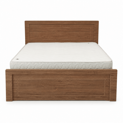 Home Box Queen-Size Wooden Bed with Mattress | 160 × 200 cm - Al Thahani Furniture