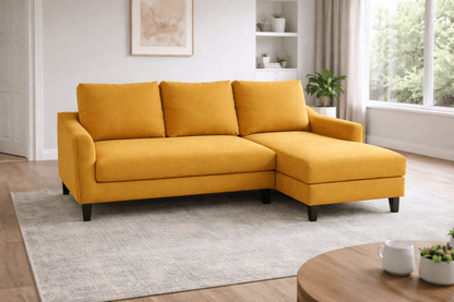 Home Box Sydney Right Corner Sofa Bed – USB Charger, Storage, 3 - Seater, 211x132x88 cm - althahanifurniture