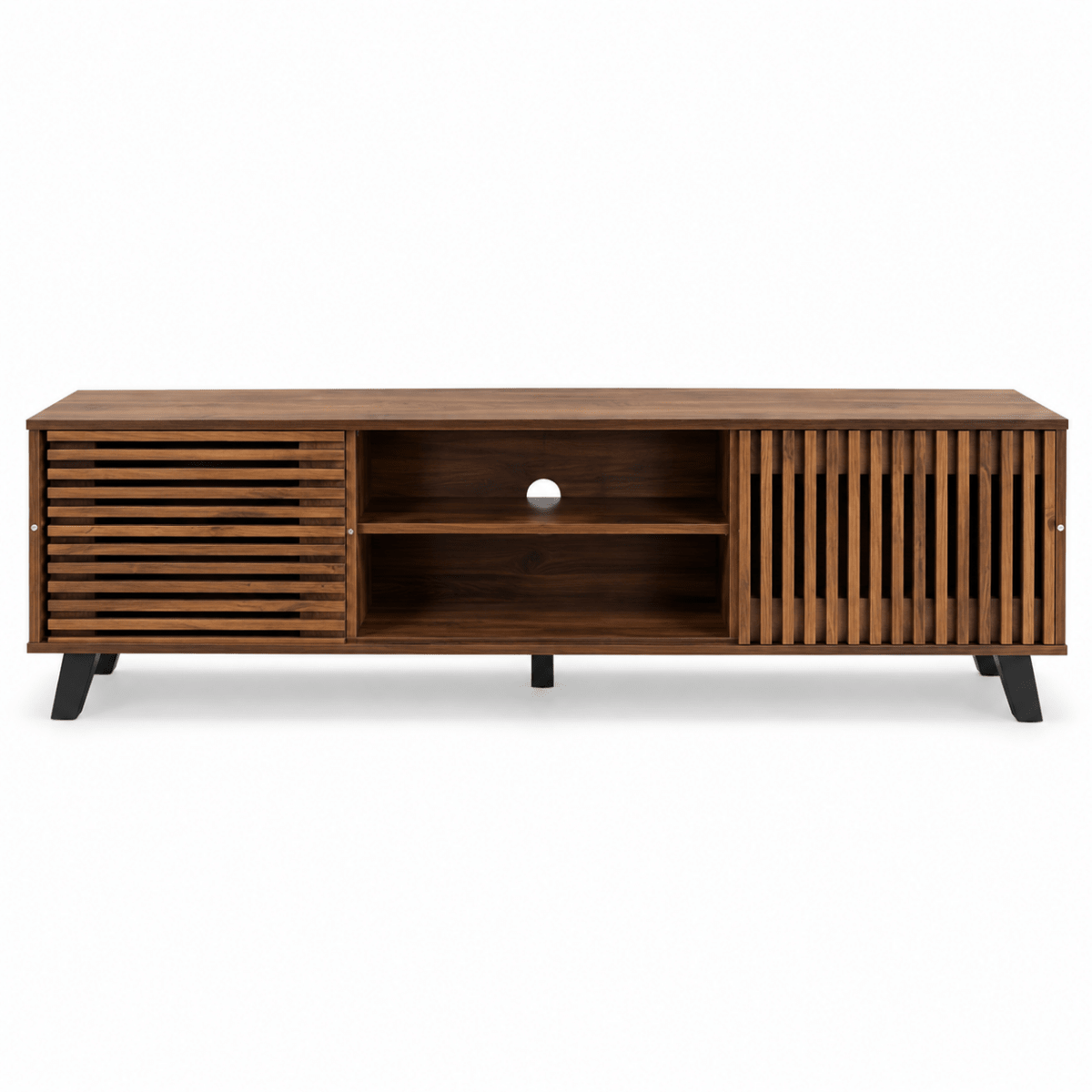 Home Box Tortilla 1.6m TV Unit with 2 Sliding Doors – Brown - Al Thahani Furniture