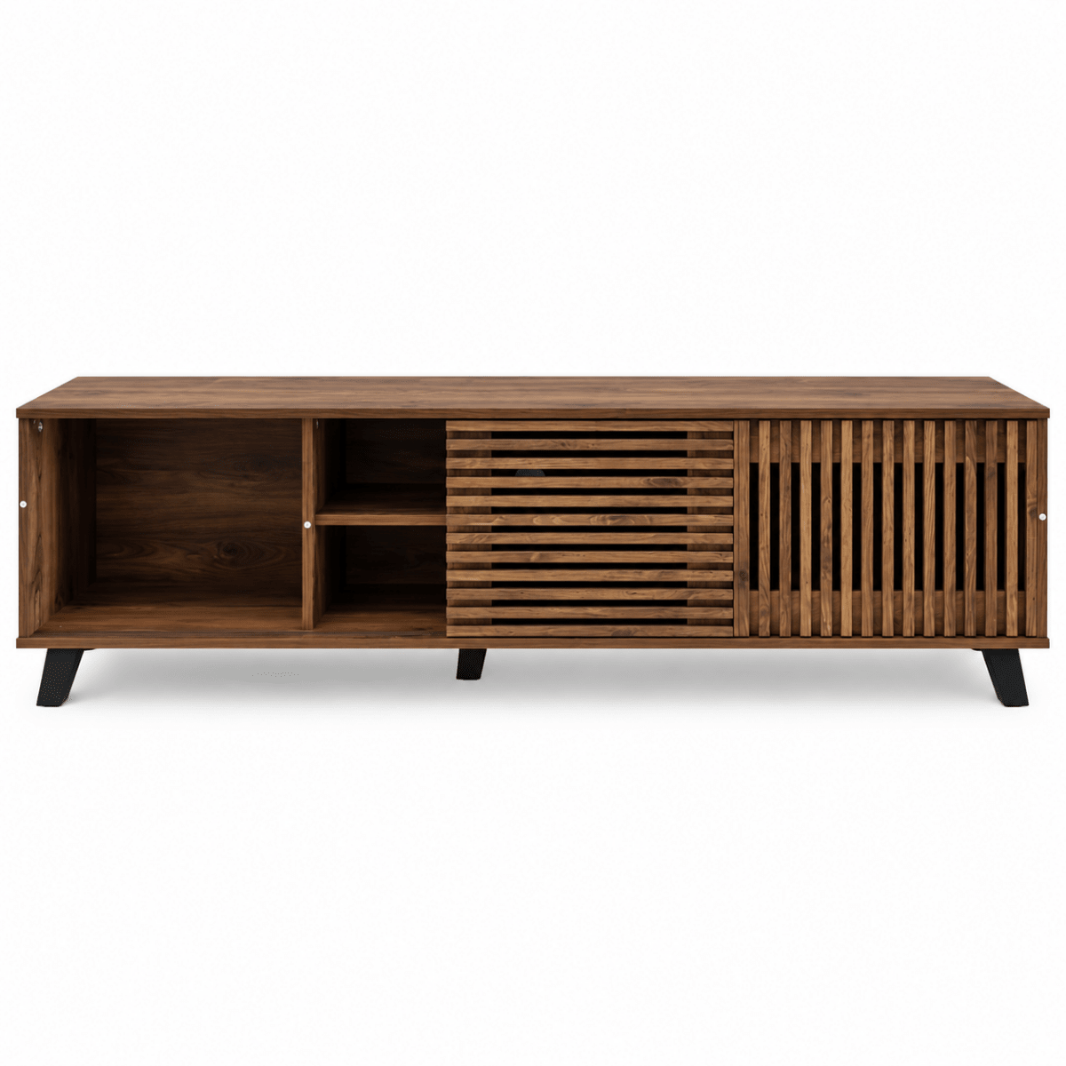 Home Box Tortilla 1.6m TV Unit with 2 Sliding Doors – Brown - Al Thahani Furniture