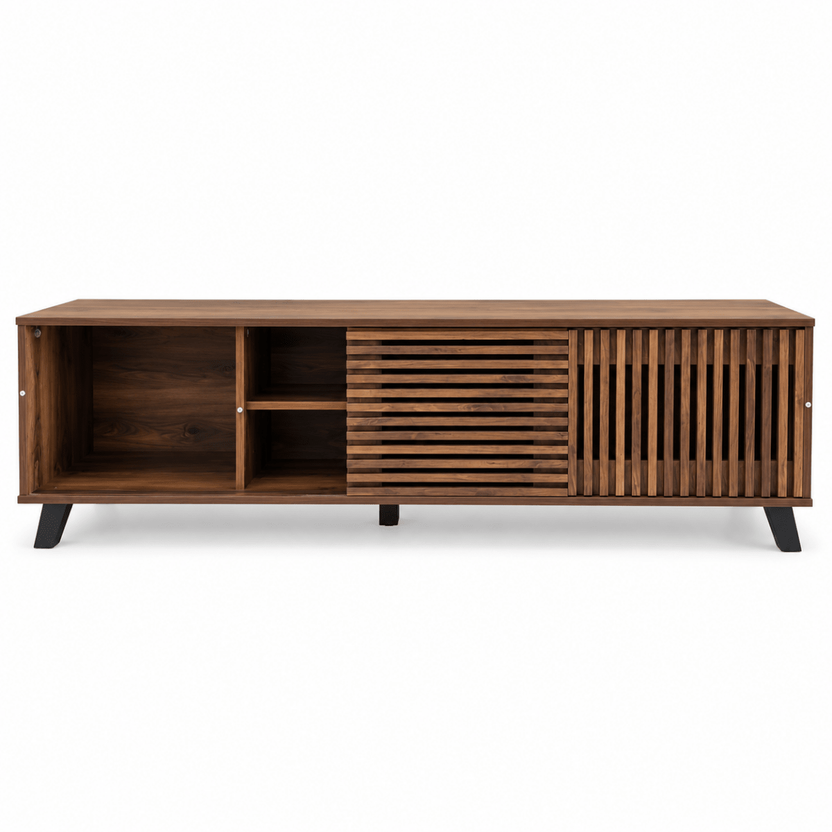 Home Box Tortilla 1.6m TV Unit with 2 Sliding Doors – Brown - Al Thahani Furniture