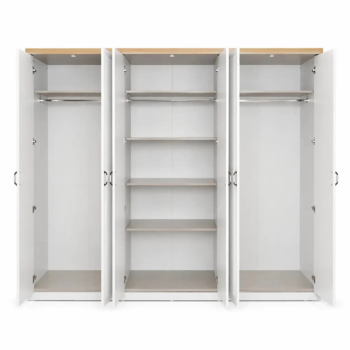 Home Box Victoria 6 - Door Wardrobe with Mirrors – used 6 months - althahanifurniture