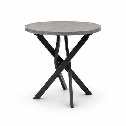 Home Box Welwick Sintered Stone Coffee Table | Round, Contemporary - used 4 months - Al Thahani Furniture