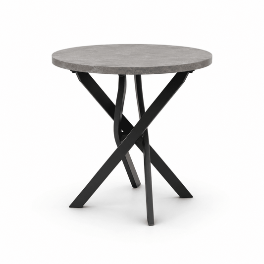 Home Box Welwick Sintered Stone Coffee Table | Round, Contemporary - used 4 months - Al Thahani Furniture