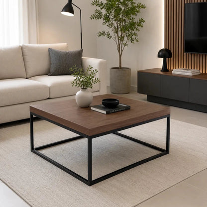 Home Center Countryside Coffee Table | Square - used 5 months - Al Thahani Furniture