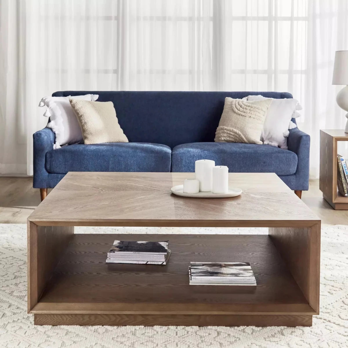 Home Center Forrester Coffee Table Set - used 5 months - Al Thahani Furniture