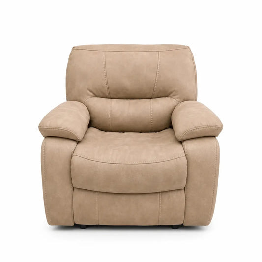 Home Center Harmony Fabric Recliner | 1-Seater, Solid Wood Frame - used 5 months - Al Thahani Furniture