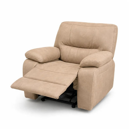 Home Center Harmony Fabric Recliner | 1-Seater, Solid Wood Frame - used 5 months - Al Thahani Furniture