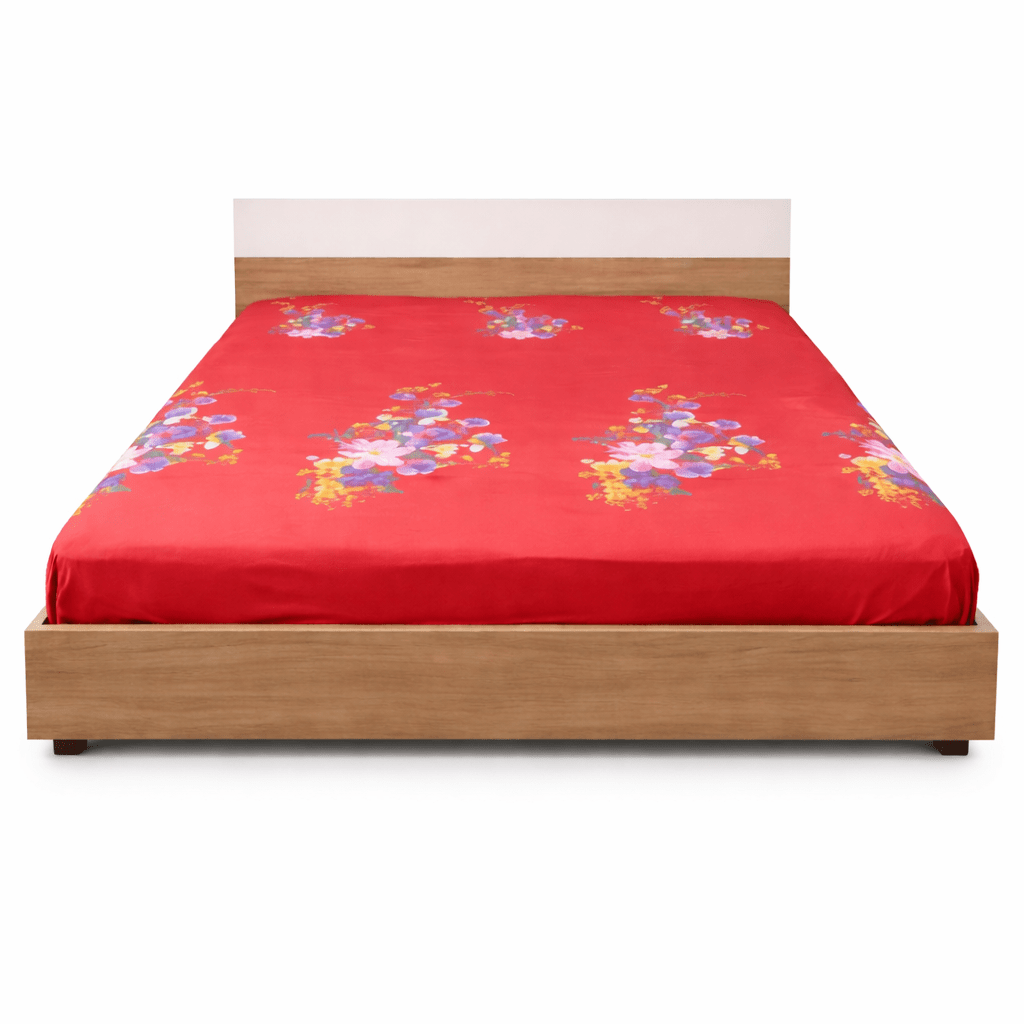 Home Center King Bed & Mattress Set | Modern Wood Frame | 180×200 cm - althahanifurniture