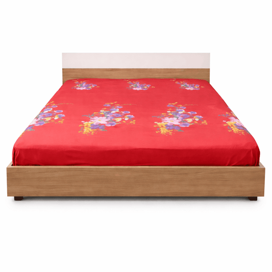 Home Center King Bed & Mattress Set | Modern Wood Frame | 180×200 cm - althahanifurniture