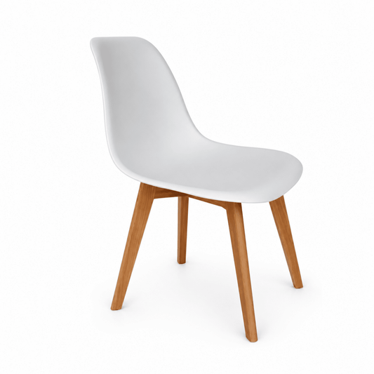 Home Center Meadow Dining Chair | Contemporary, Natural Wood Legs, 53x45x82 cm - used 3 months - Al Thahani Furniture