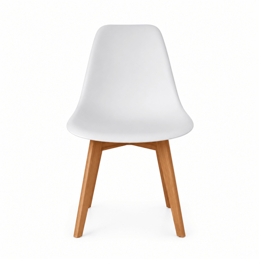 Home Center Meadow Dining Chair | Contemporary, Natural Wood Legs, 53x45x82 cm - used 3 months - Al Thahani Furniture