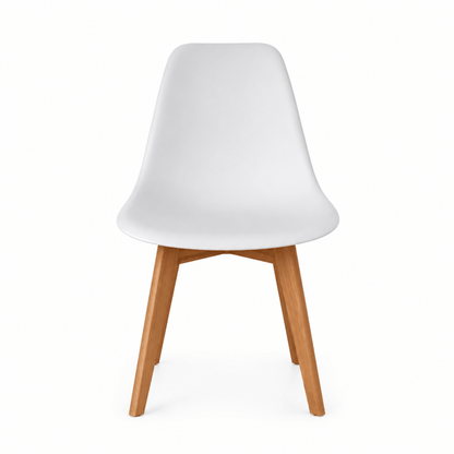 Home Center Meadow Dining Chair | Contemporary, Natural Wood Legs, 53x45x82 cm - used 3 months - Al Thahani Furniture