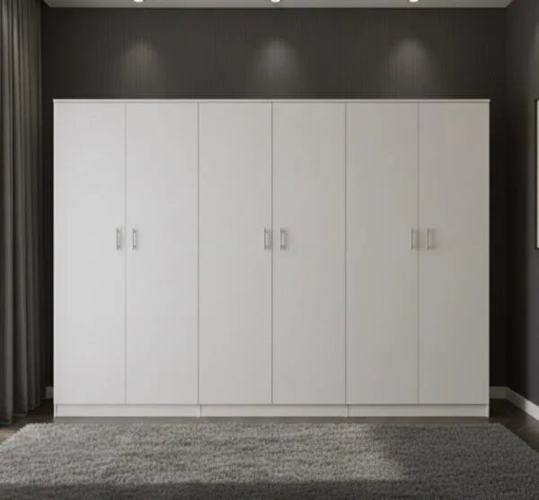 Home Center Otis 6 - Door Wardrobe | Spacious & Customizable, Brand New - althahanifurniture
