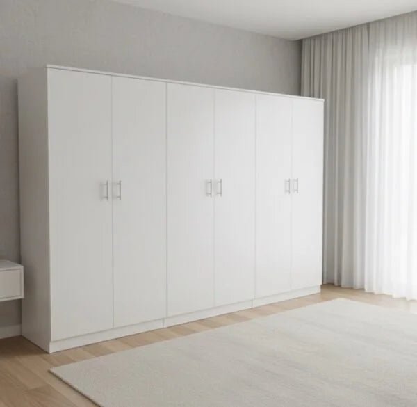 Home Center Otis 6 - Door Wardrobe | Spacious & Customizable, Brand New - althahanifurniture