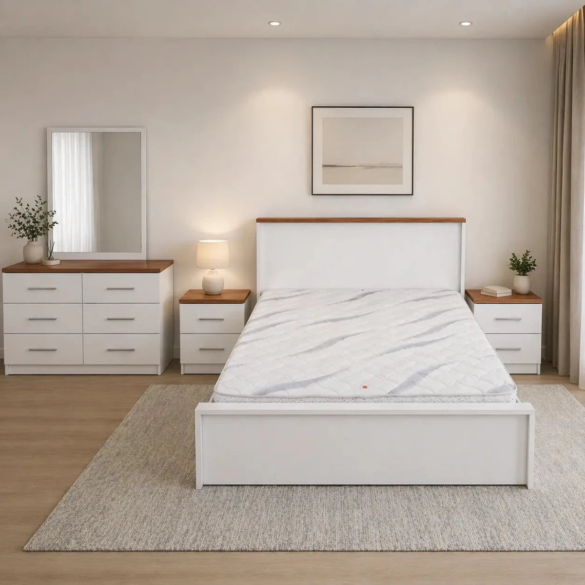 Home Center Prime 5 - Piece King Bed Set – used 10 months - althahanifurniture