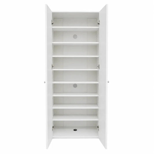 Home Center Robin 34-Pair Shoe Cabinet | Tall, 65x37x195 cm - used 4 months - Al Thahani Furniture