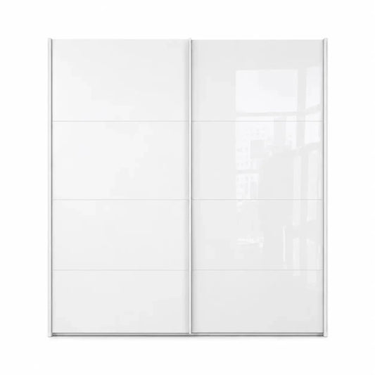 Home Center Scilato 2-Door Sliding Wardrobe with Drawers | Large - used 9 months - Al Thahani Furniture