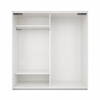 Home Center Scilato 2-Door Sliding Wardrobe with Drawers | Large - used 9 months - Al Thahani Furniture