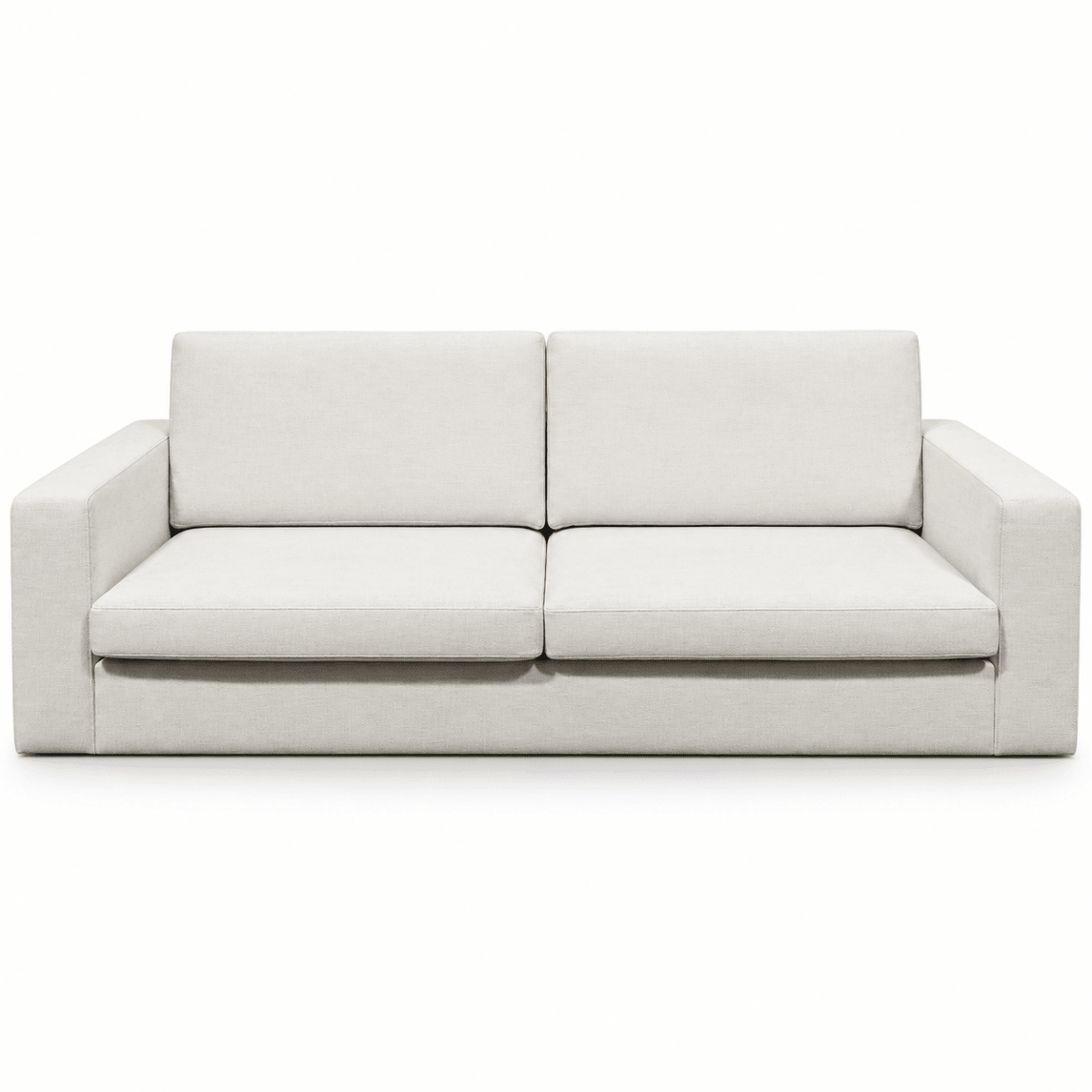 Home Centre 3-Seater Fabric Sofa – Ivory Beige - Al Thahani Furniture