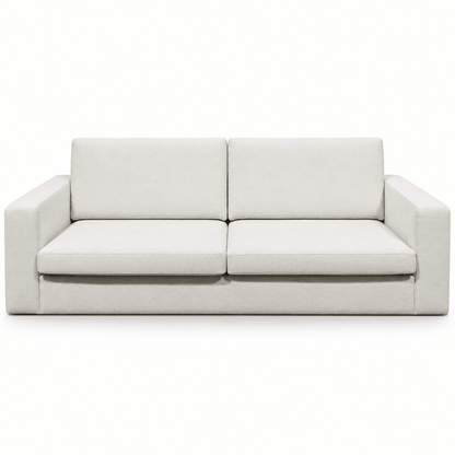 Home Centre 3-Seater Fabric Sofa – Ivory Beige - Al Thahani Furniture