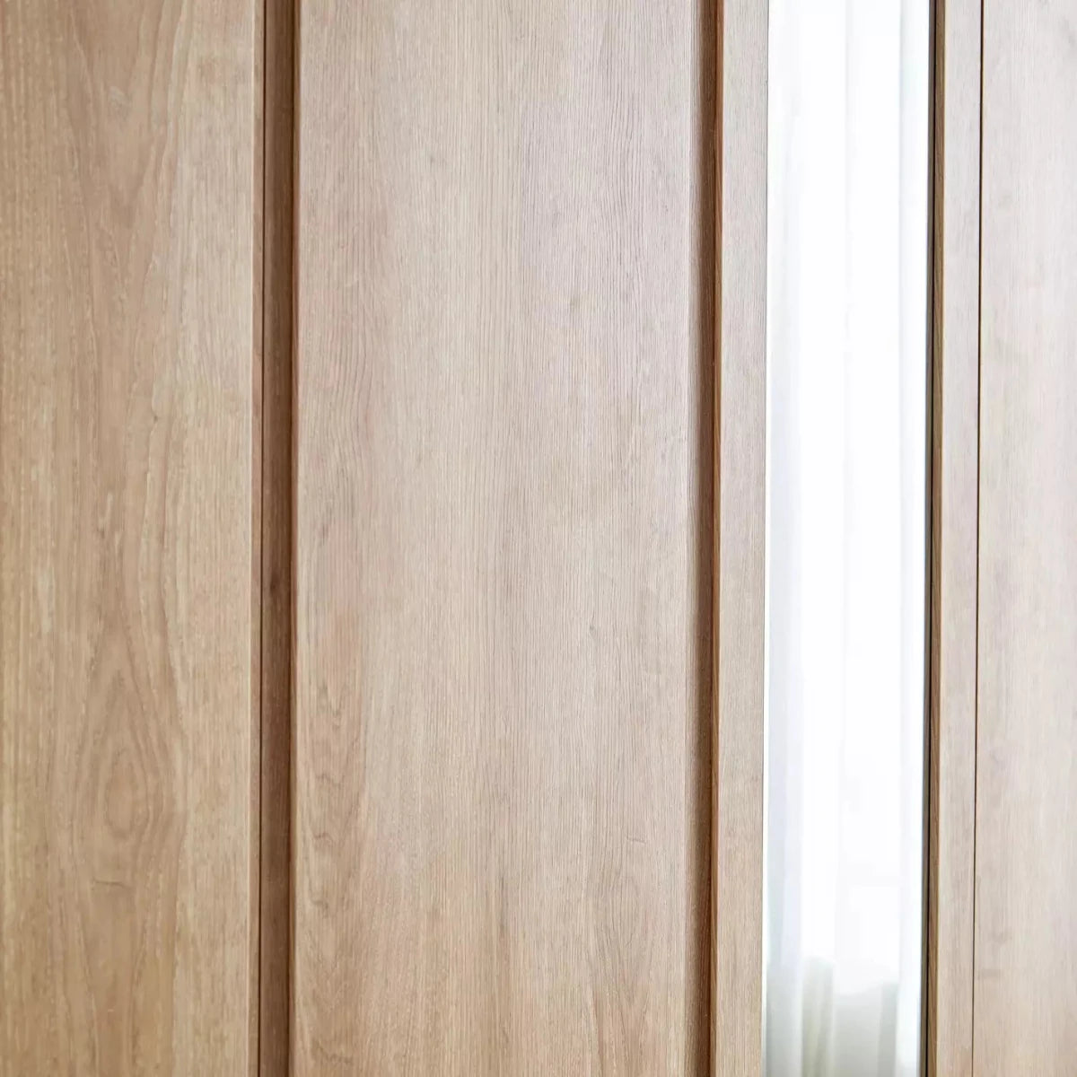 Home Centre Anders 5-Door Wardrobe with Mirror | Oak - Al Thahani Furniture