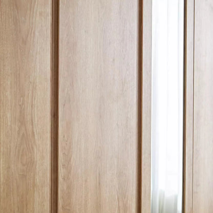 Home Centre Anders 5-Door Wardrobe with Mirror | Oak - Al Thahani Furniture