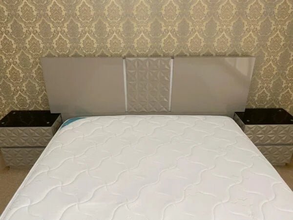 Home Centre Complete King Bedroom Suite | Beige & Brown | 6 - Piece Set, 180x200cm - althahanifurniture