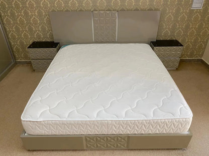 Home Centre Complete King Bedroom Suite | Beige & Brown | 6 - Piece Set, 180x200cm - althahanifurniture