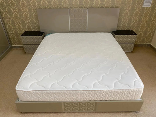 Home Centre Complete King Bedroom Suite | Beige & Brown | 6 - Piece Set, 180x200cm - althahanifurniture