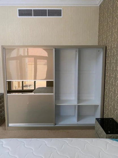 Home Centre Complete King Bedroom Suite | Beige & Brown | 6 - Piece Set, 180x200cm - althahanifurniture