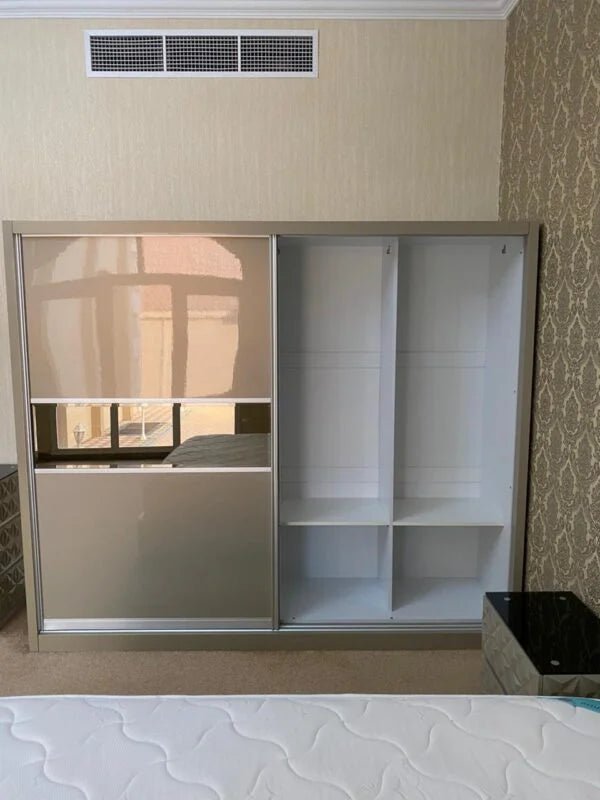 Home Centre Complete King Bedroom Suite | Beige & Brown | 6 - Piece Set, 180x200cm - althahanifurniture