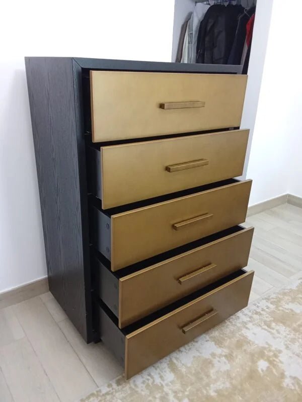 Home Centre Global Luxe Bedroom Suite | King Bed, Wardrobe & Dresser Set, 180x200cm - althahanifurniture