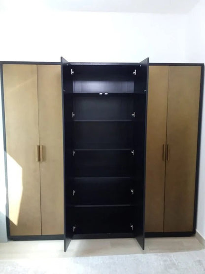 Home Centre Global Luxe Bedroom Suite | King Bed, Wardrobe & Dresser Set, 180x200cm - althahanifurniture