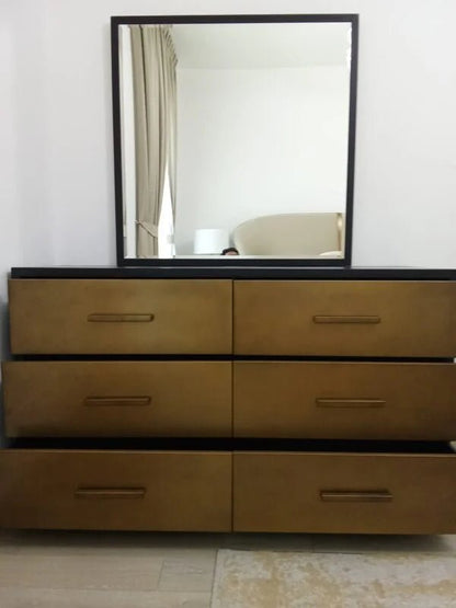 Home Centre Global Luxe Bedroom Suite | King Bed, Wardrobe & Dresser Set, 180x200cm - althahanifurniture