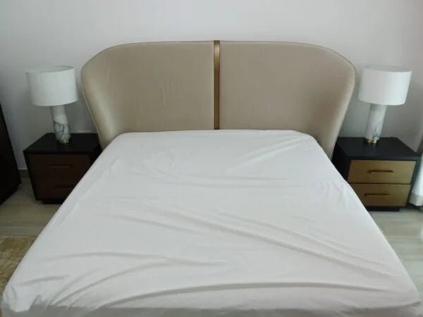 Home Centre Global Luxe Bedroom Suite | King Bed, Wardrobe & Dresser Set, 180x200cm - althahanifurniture