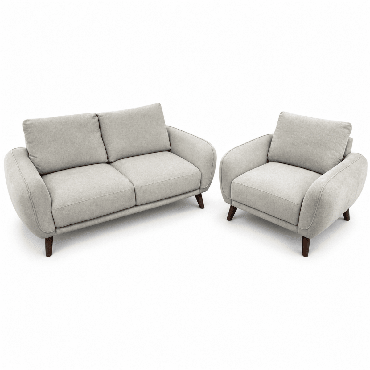 Home Centre Ingrid 2+1 Seater Fabric Sofa Set – Beige - Al Thahani Furniture