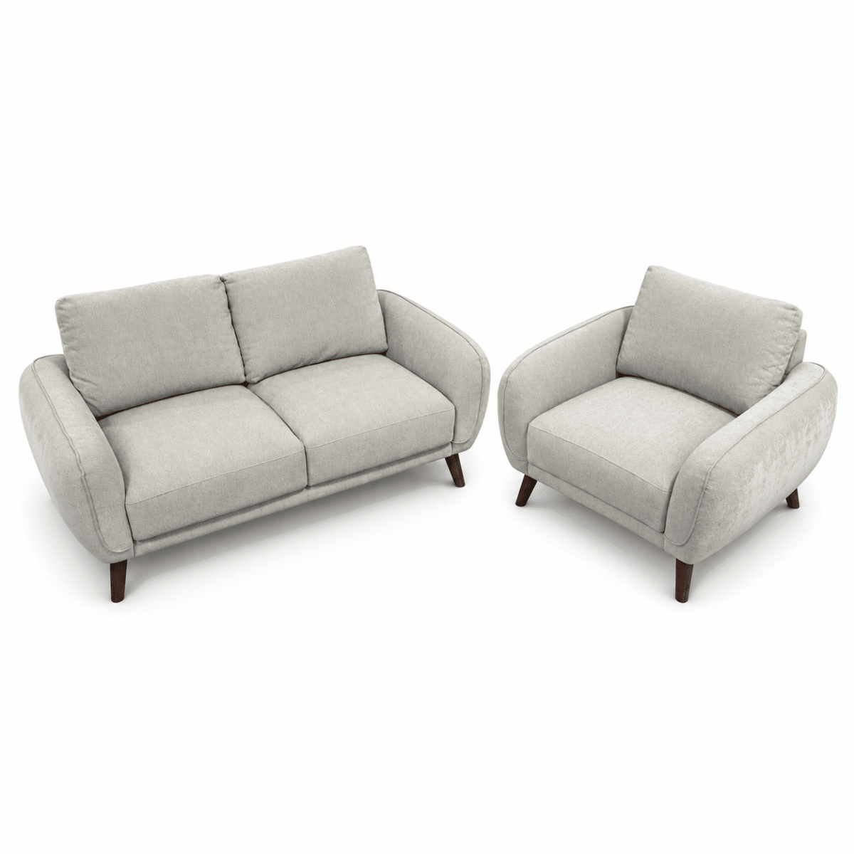 Home Centre Ingrid 2+1 Seater Fabric Sofa Set – Beige - Al Thahani Furniture