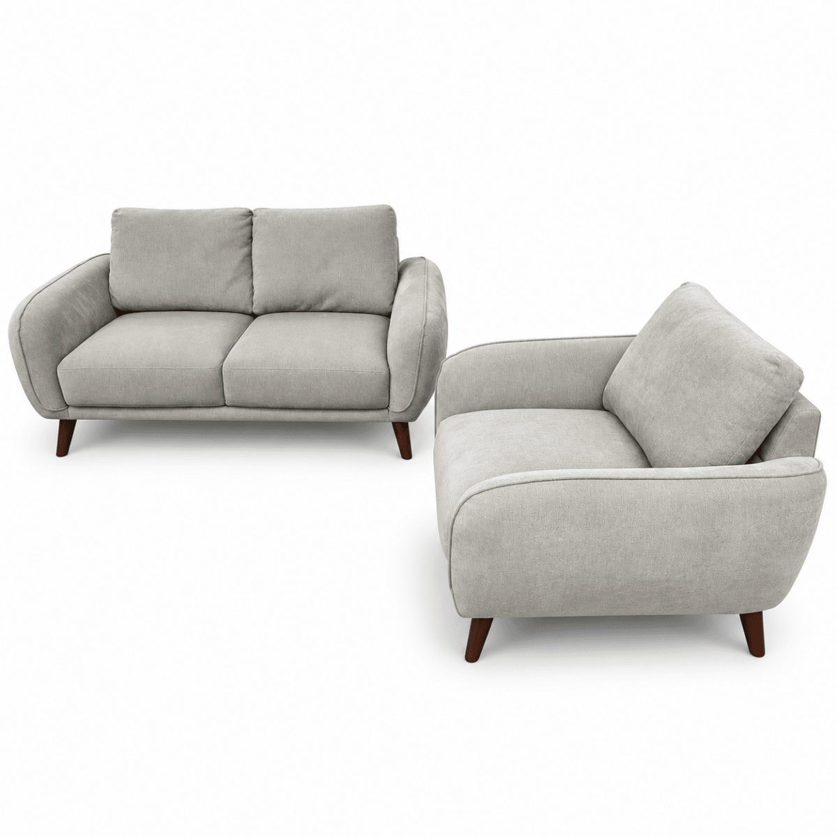 Home Centre Ingrid 2+1 Seater Fabric Sofa Set – Beige - Al Thahani Furniture