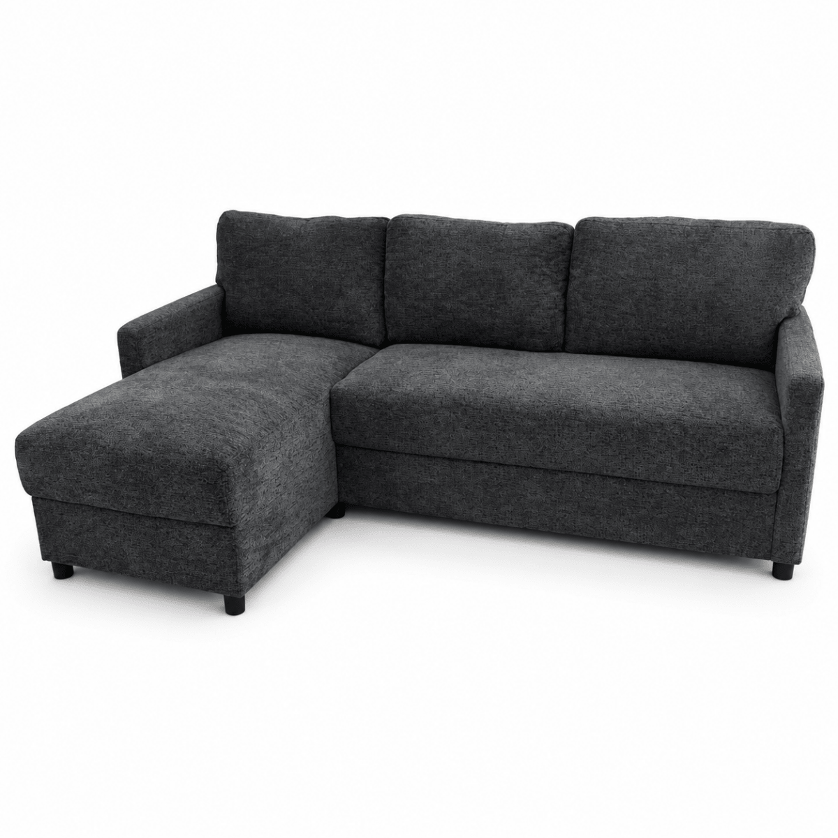 Home Centre Joy 3-Seater Fabric Reversible Corner Sofa – Dark Grey - Al Thahani Furniture