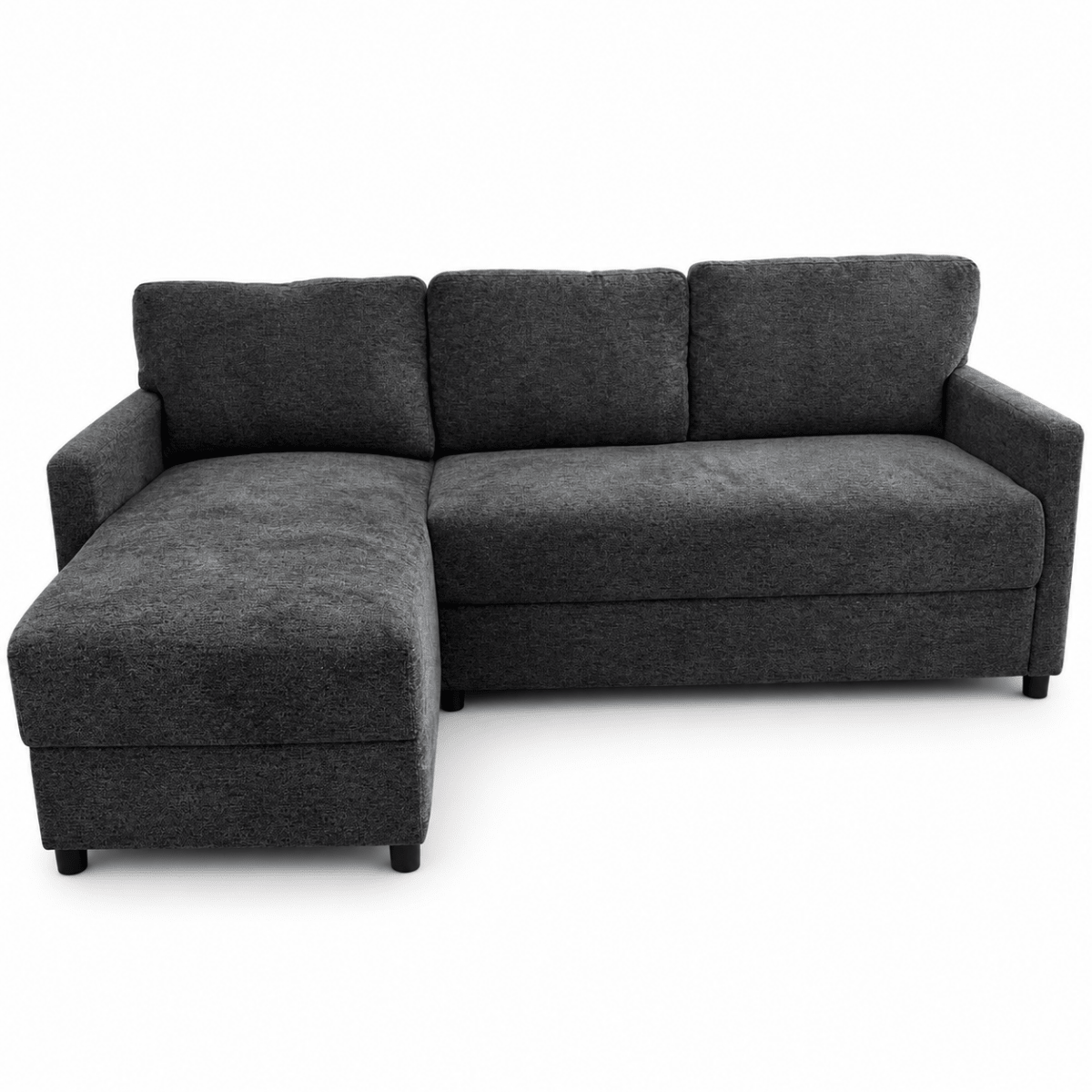 Home Centre Joy 3-Seater Fabric Reversible Corner Sofa – Dark Grey - Al Thahani Furniture