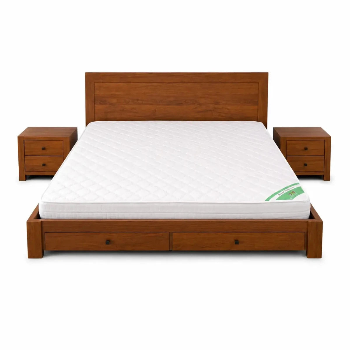 Home Centre King Bed Set without Mattress, Storage | 180x200 cm - used 8 months - Al Thahani Furniture