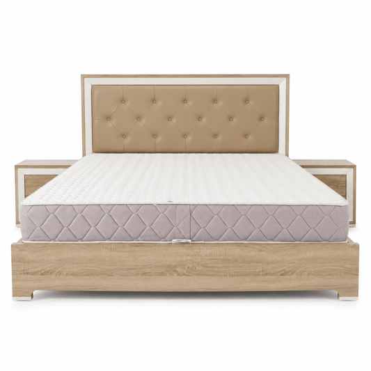 Home Centre King-Size Bedroom Set with 5-Door Wardrobe & Mattress – 180 × 210 cm - Al Thahani Furniture