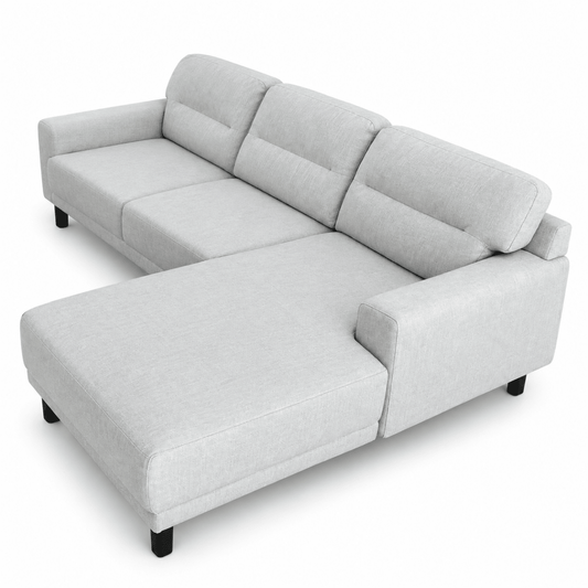 Home Centre Kipper 3-Seater Fabric Right Corner Sofa – Beige – 250 × 160 cm - Al Thahani Furniture