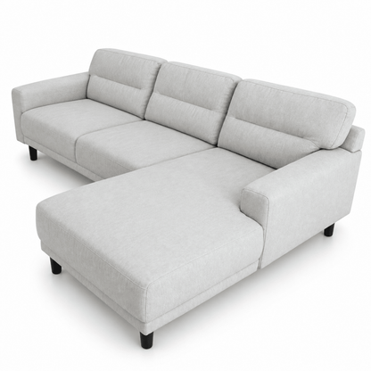 Home Centre Kipper 3-Seater Fabric Right Corner Sofa – Beige – 250 × 160 cm - Al Thahani Furniture