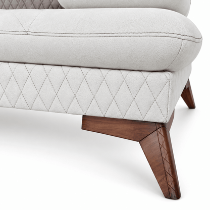 Home Centre Marielle 6-Seater Sofa Set (3+3) – Cream White - Al Thahani Furniture