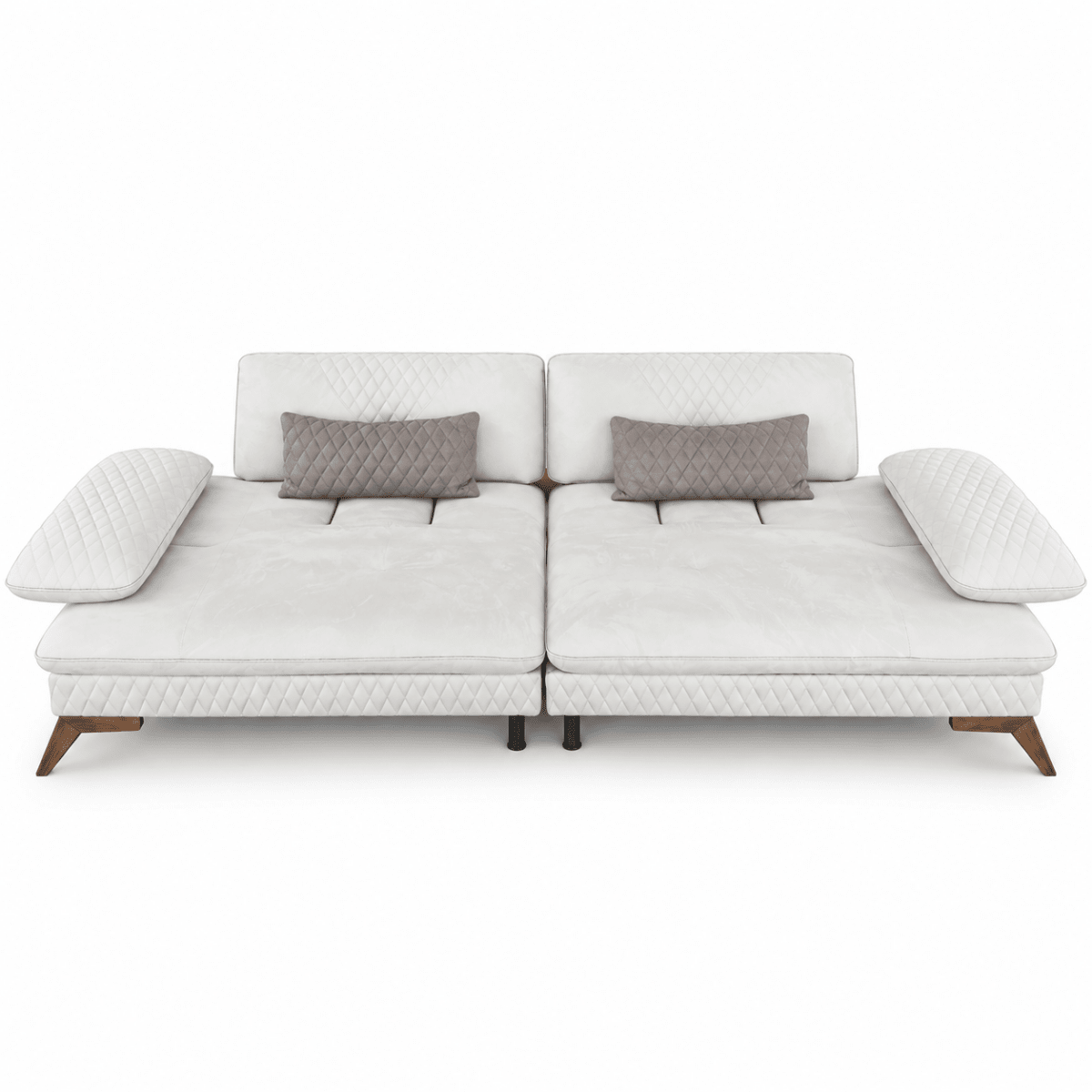 Home Centre Marielle 6-Seater Sofa Set (3+3) – Cream White - Al Thahani Furniture