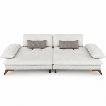 Home Centre Marielle 6-Seater Sofa Set (3+3) – Cream White - Al Thahani Furniture