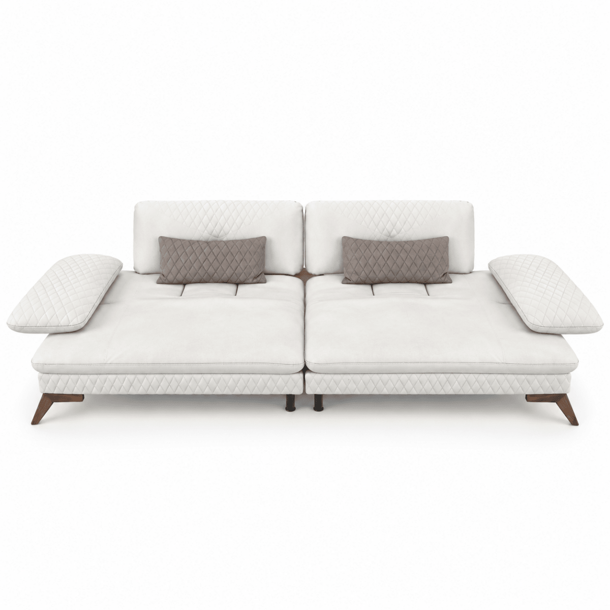 Home Centre Marielle 6-Seater Sofa Set (3+3) – Cream White - Al Thahani Furniture